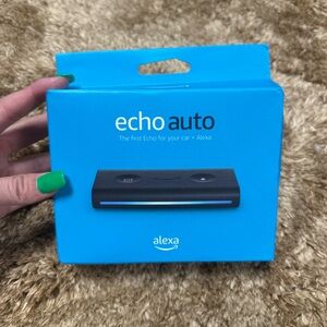 Amazon Echo Auto with Alexa - Black and Blue